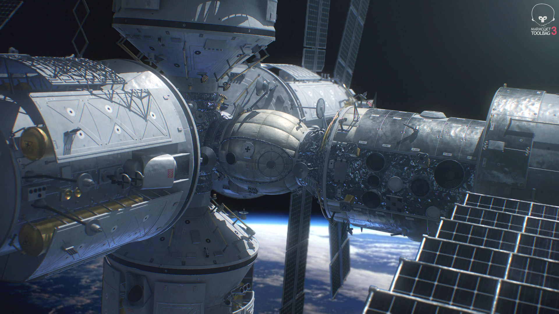 International Space Station - Render F | Ganjica Portfolio